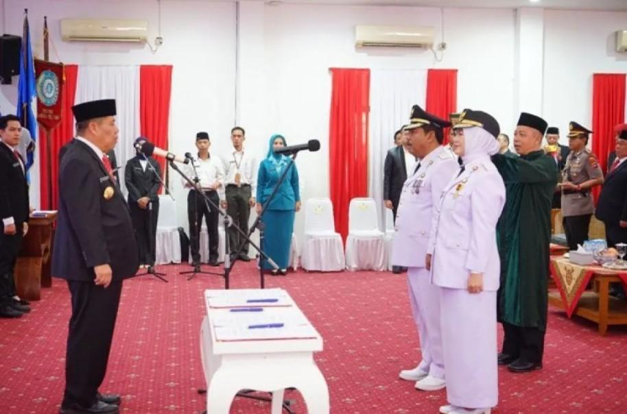 Pelantikan Wali Kota dan Wakil Wali Kota Pangkalpinang: Hidayat Arsani Tegaskan Kepemimpinan Harus Berdasar Hati Nurani