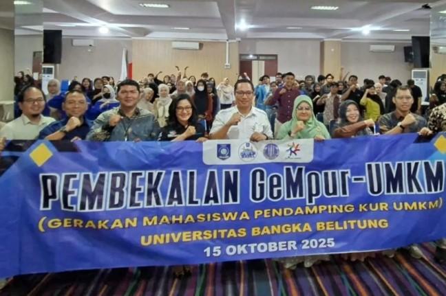 Dukung UMKM Naik Kelas, Dinas Koperasi Babel dan UBB Gelar Diseminasi Program Gempur