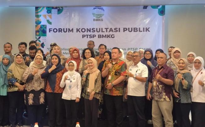 BMKG Gelar Forum Konsultasi Publik, Dorong Layanan PTSP yang Lebih Cepat, Transparan, dan Responsif