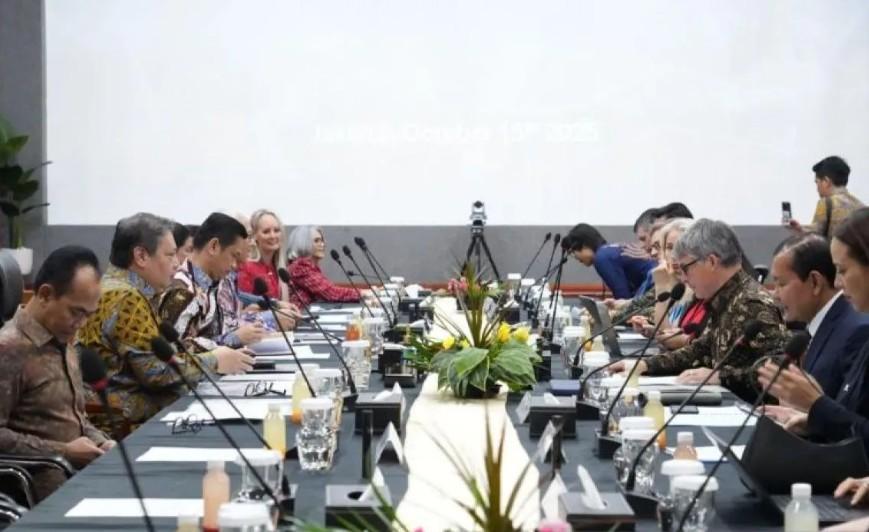 Airlangga Hartarto Tegaskan Komitmen Pemerintah Ciptakan Iklim Usaha Kondusif untuk Investor AS