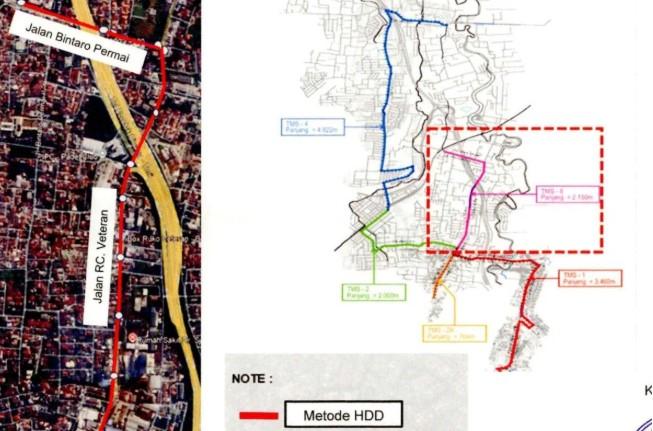 Proyek SPAM Pesanggrahan Sebabkan Penyempitan Jalan di Bintaro Permai hingga Desember 2025