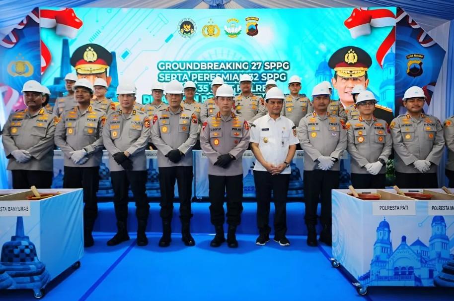Kapolri Resmikan 32 Dapur Gizi di Jawa Tengah, Targetkan 1.500 Unit SPPG Secara Nasional