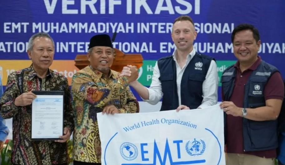 EMT Muhammadiyah Jadi Tim Medis Darurat Internasional Pertama dari Indonesia yang Terverifikasi WHO