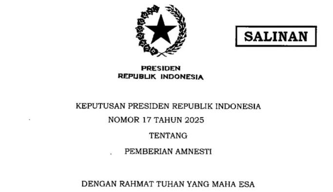 Pemerintahan Prabowo-Gibran Prioritaskan HAM Lewat Kebijakan Pemindahan Narapidana ke Luar Negeri