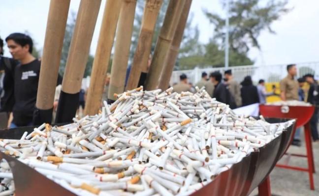 Musnahkan Rokok dan Miras Ilegal Senilai Rp2,8 Miliar, Kabupaten Bogor Tegaskan Komitmen Perangi Barang Kena Cukai Ilegal