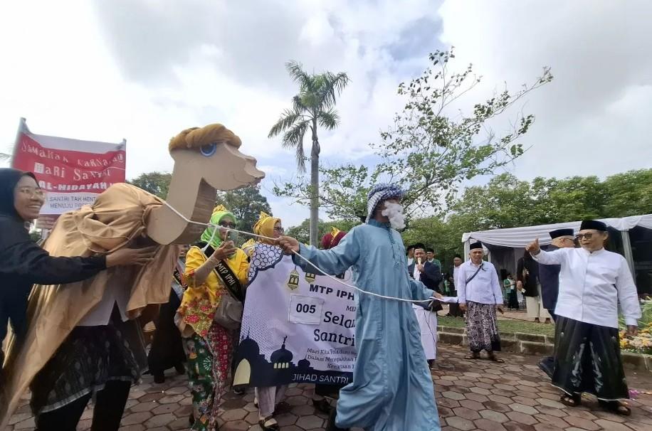 Pawai Hari Santri Meriahkan Jakarta Utara, NU Ajak Santri Jadi Teladan Bangsa
