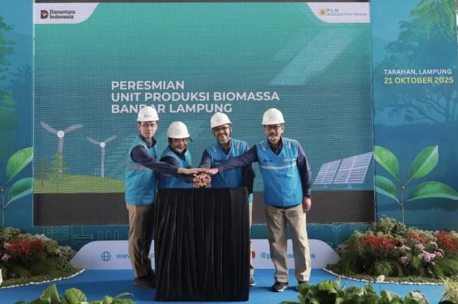 PLN Nusantara Power Resmikan Unit Produksi Biomassa di Lampung, Dorong Transisi Energi Hijau
