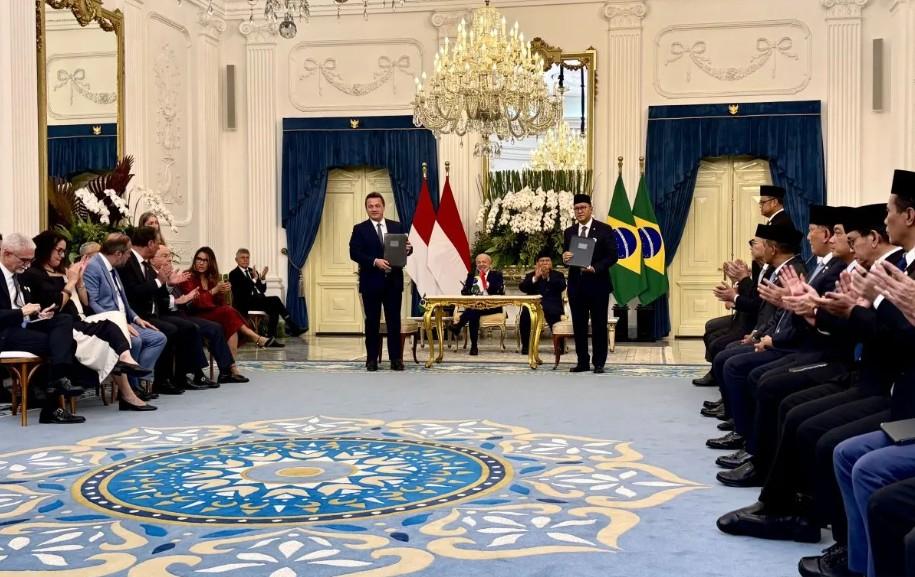 Indonesia dan Brazil Teken Delapan MoU Strategis, Presiden Prabowo dan Lula Saksikan Langsung di Istana Merdeka