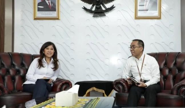 Brian Yuliarto dan Meutya Hafid Buka Sinergi Strategis Pengembangan AI dan SDM Indonesia