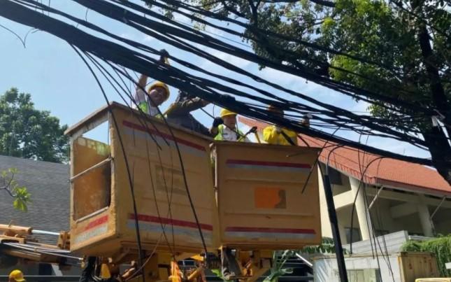 Bina Marga Jaksel Imbau Pemilik Kabel Udara Beralih ke Sistem Bawah Tanah Dukung Proyek SJUT