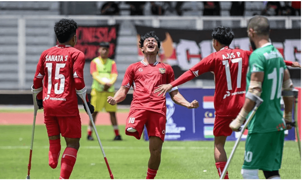 Timnas Sepak Bola Amputasi Indonesia Bungkam Suriah 5-0 di Laga Pembuka Piala Asia 2025
