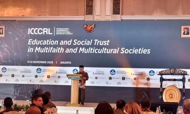 Konferensi Internasional Literasi Keagamaan Lintas Budaya Dibuka, Pemerintah Tekankan Peran Pendidikan dalam Masyarakat Multi