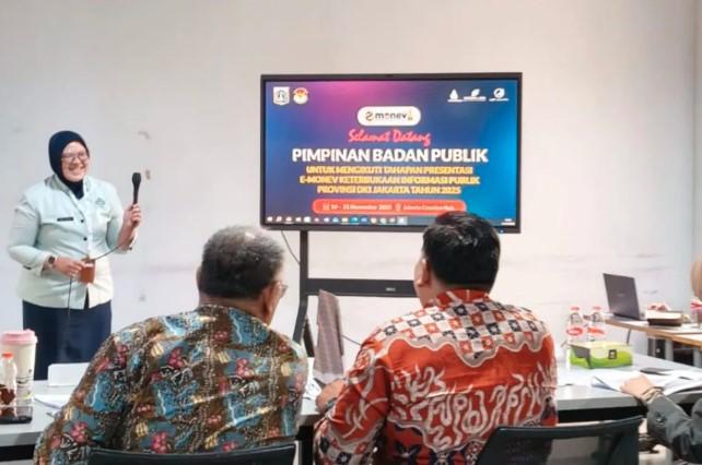 300 Badan Publik Ikuti Presentasi E-Monev 2025, KI DKI Dorong Budaya Keterbukaan Informasi