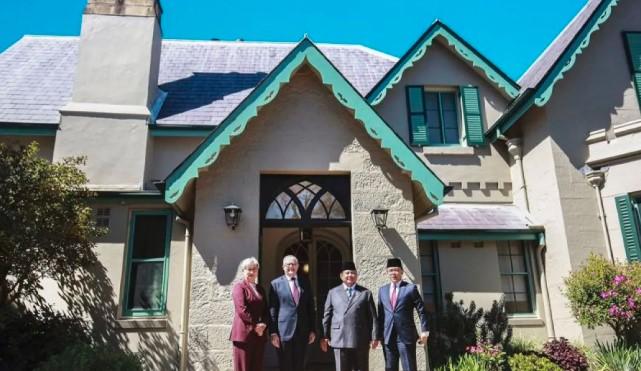 Prabowo Disambut Albanese di Kirribilli House, Nikmati Pemandangan Sydney dan Gelar Pertemuan Empat Mata