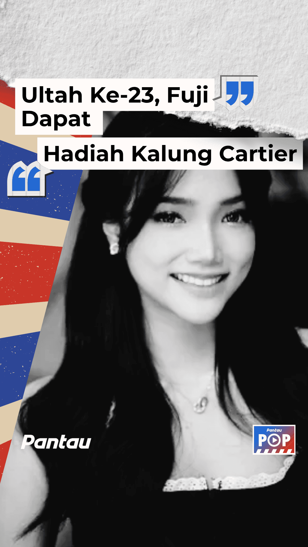 ULTAH KE 23 FUJI DAPAT HADIAH KALUNG CARTIER