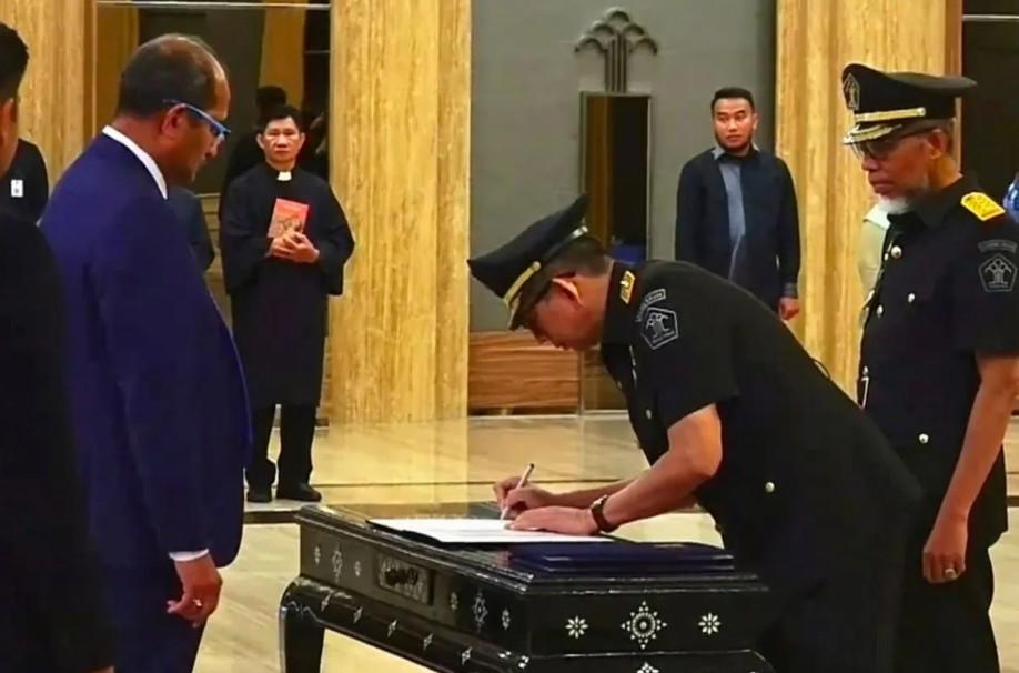 Hermansyah Siregar Dilantik sebagai Plt Dirjen Kekayaan Intelektual, Wamenkumham Tekankan Tugas Strategis