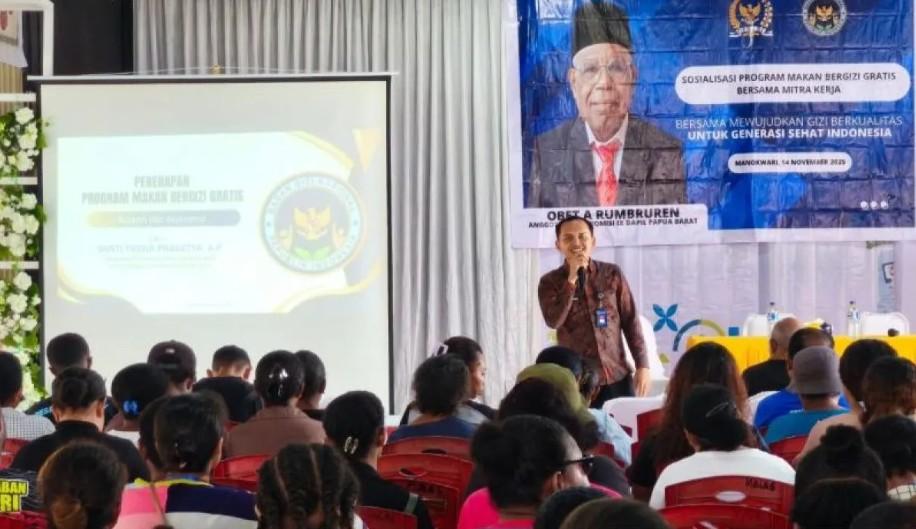 Program Makan Bergizi Gratis Serap Ribuan Ton Bahan Pangan, Dorong Ekonomi Masyarakat Papua Barat