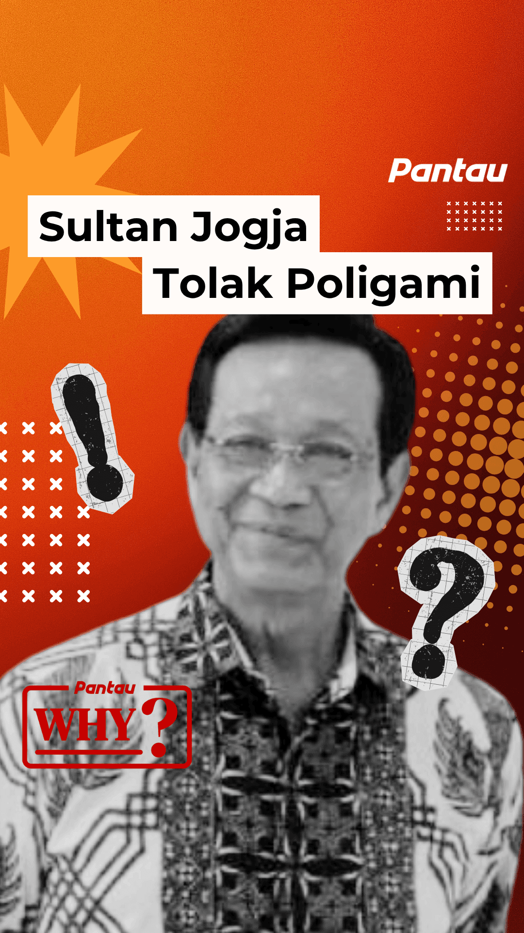 SULTAN JOGJA TOLAK POLIGAMI