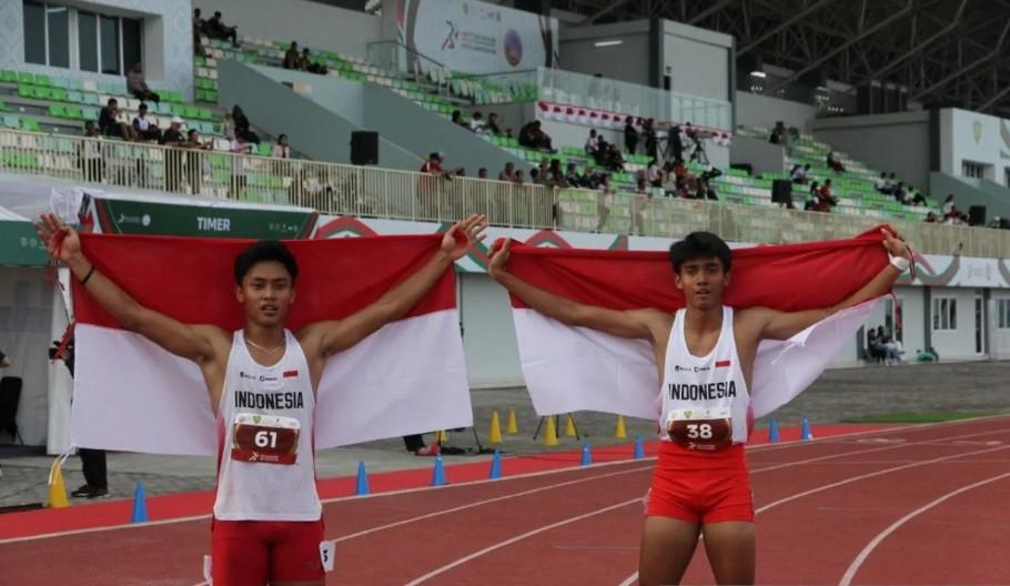 Gilang Satria Wibawa Persembahkan Emas untuk Indonesia di Lari 200 Meter Putra Kejuaraan Atletik Asia Tenggara U-18
