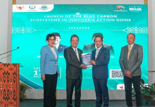 Indonesia Luncurkan Peta Jalan Ekosistem Karbon Biru di COP30 Brasil, Tegaskan Kepemimpinan Iklim Global