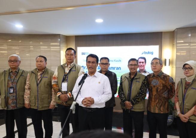 Rekor Stok Beras Bulog Tertinggi Diapresiasi Presiden, Mentan Koordinasi Siapkan Gudang Baru Hadapi Panen Raya