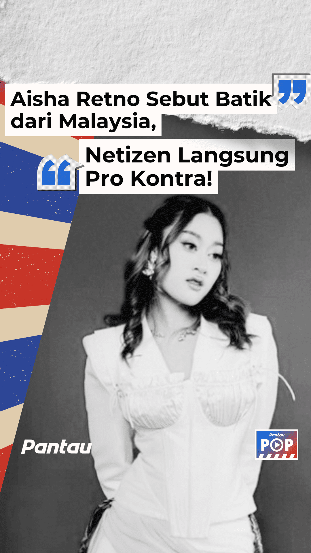 AISHA RETNO SEBUT BATIK DARI MALYSIA, NETIZEN LANGSUNG PRO KONTRA!