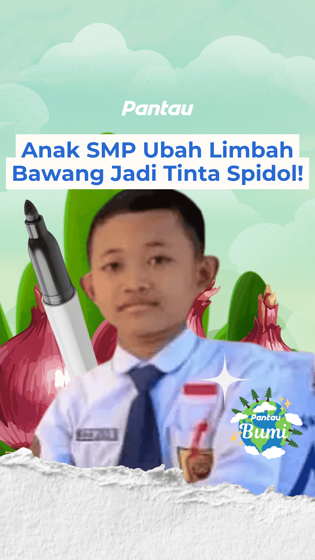 ANAK SMO UBAH LIMBAH BAWANG JADI TINTA SPIDOL!