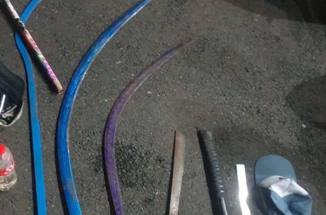 TPPP Polres Jakut Amankan 11 Remaja Bersenjata Tajam dan Cairan Diduga Air Keras di Tanjung Priok