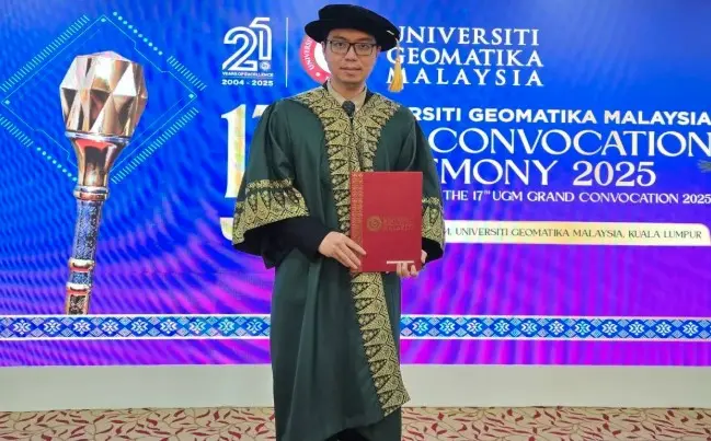 Ariawan Gunadi Dianugerahi Gelar Profesor oleh Universiti Geomatika Malaysia, Tegaskan Komitmen pada Pendidikan Internasional