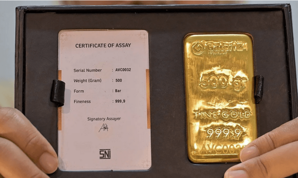 Harga Emas di Pegadaian Hari Ini: Galeri24 Turun, UBS Tetap Stabil