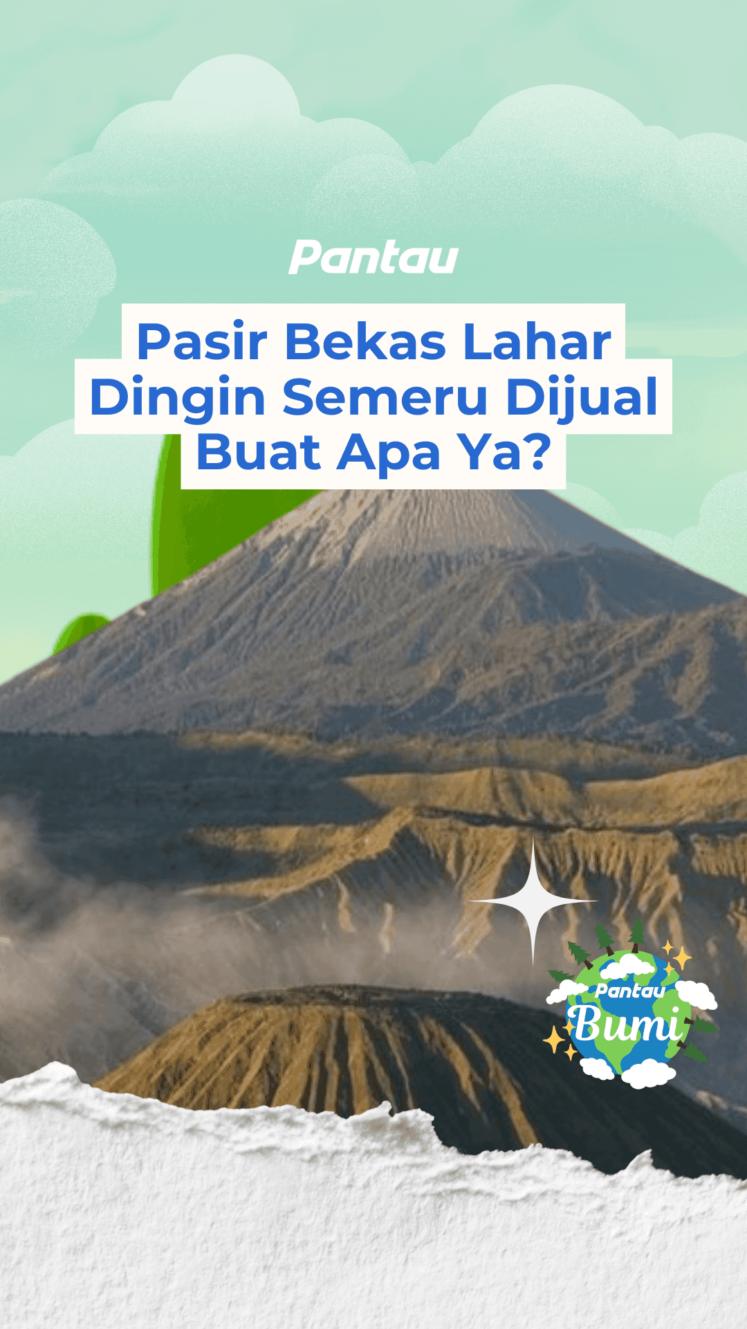 PASIR BEKAS LAHAR DINGIN SEMERU DIJUAL BUAT APA YA?
