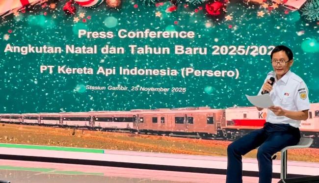 PT KAI Siapkan Angkutan Natal dan Tahun Baru 2025, Targetkan 49,6 Juta Tempat Duduk