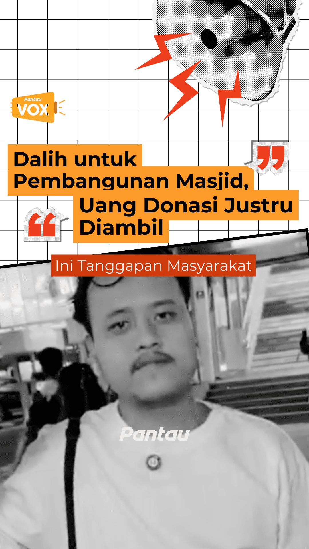 DALIH UNTUK PEMBANGUNAN MASJID, UANG DONASI JUSTRU DIAMBIL