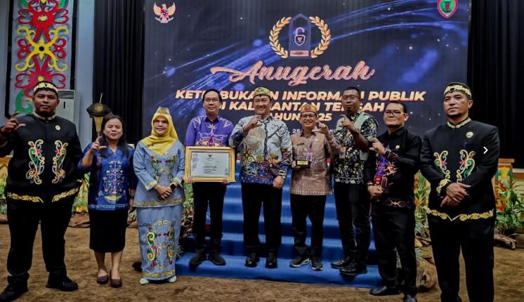 Kabupaten Lamandau Raih Kualifikasi Informatif pada Anugerah Keterbukaan Informasi Publik 2025