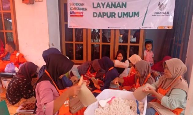 Baznas Dirikan Dapur Umum dan Salurkan Logistik untuk Penyintas Longsor Banjarnegara