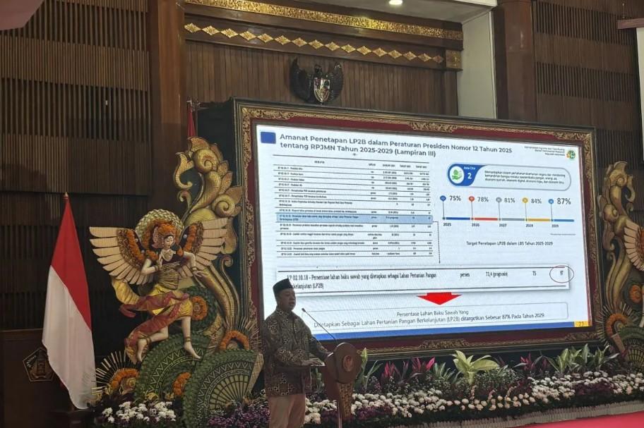 Menteri ATR/BPN Tegaskan Bali Harus Cetak Sawah Baru, Alih Fungsi Lahan Terancam Pidana