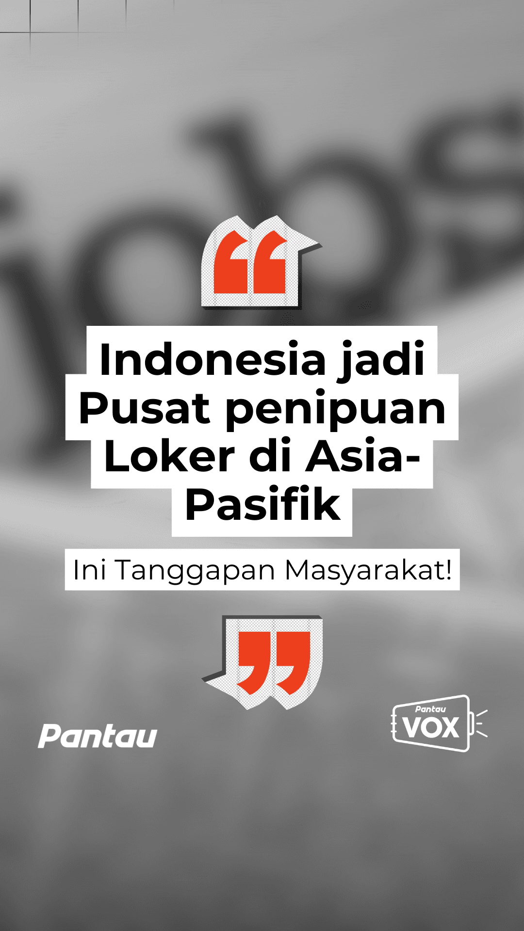 INDONESIA JADI PUSAT PENIPUAN LOKER DI ASIA PASIFIK