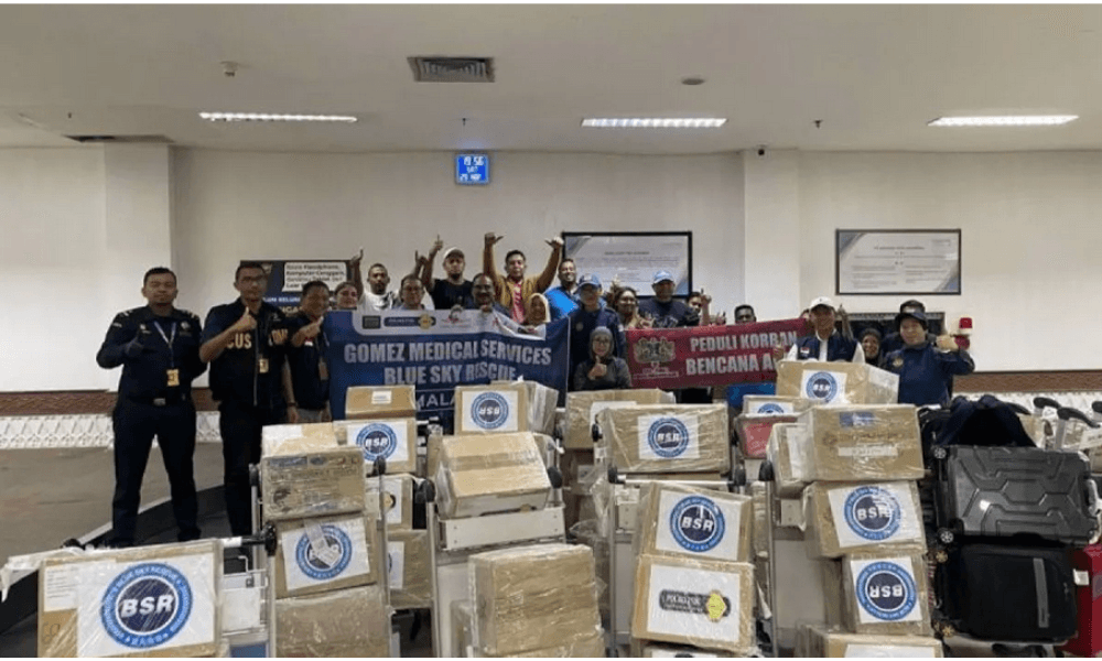 Dua Ton Bantuan Medis dari Malaysia Tiba di Aceh, Respons Internasional Pertama Usai Siklon Senyar
