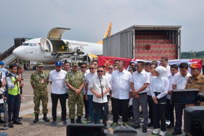 DPR RI Kirim Bantuan Kemanusiaan ke Tiga Daerah Bencana di Sumatera melalui Lanud Halim