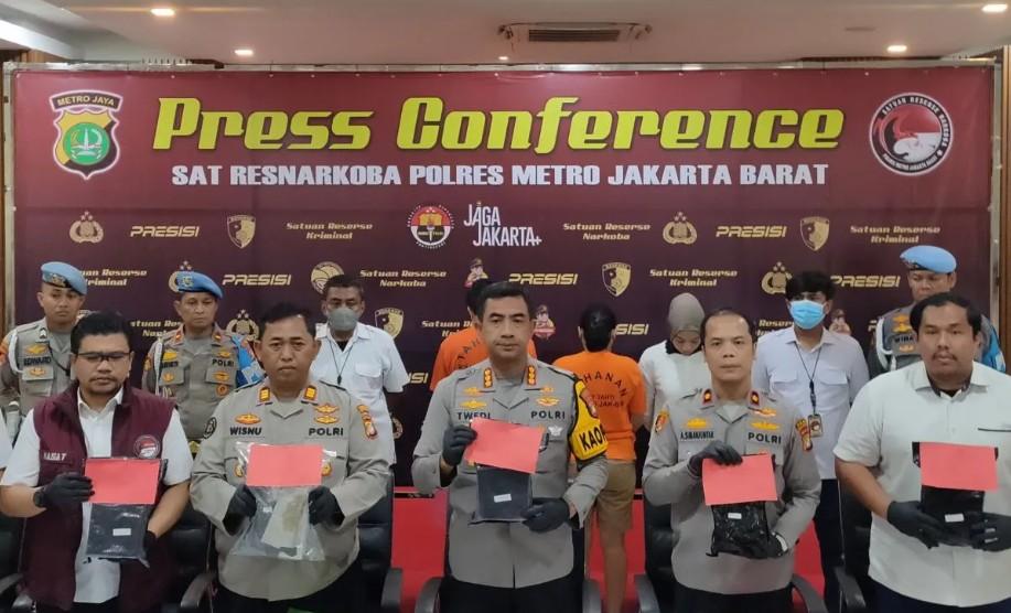 Sepasang Kekasih Pengedar Sabu 19 Kg Ditangkap di Tambora, Terancam Hukuman Mati