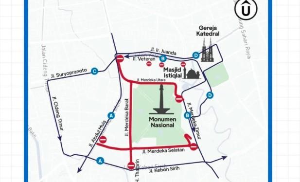 Dishub Jakarta Terapkan Rekayasa Lalu Lintas Selama Reuni Akbar 212 di Monas