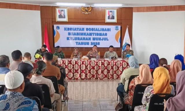 Kelurahan Munjul Gencarkan Sosialisasi Kamtibmas untuk Perkuat Keamanan Wilayah Cipayung