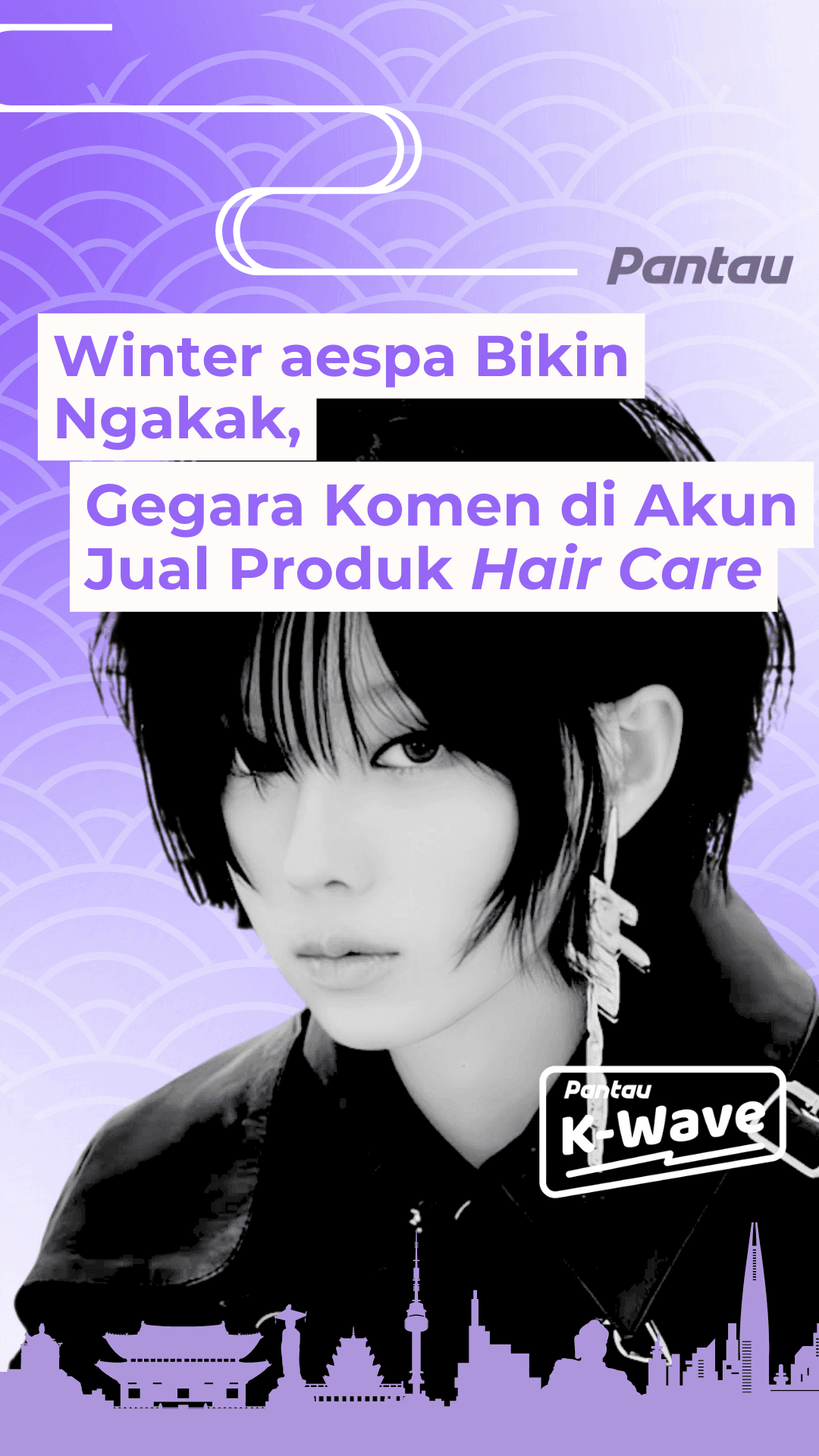 WINTER AESPA BIKIN NGAKAK, GEGARA KOMEN DI AKUN JUAL PRODUK HAIR CARE