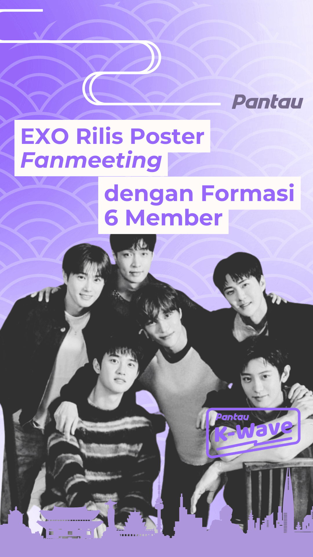 EXO RILIS POSTER FANMEETING DENGAN FORMASI 6 MEMBER