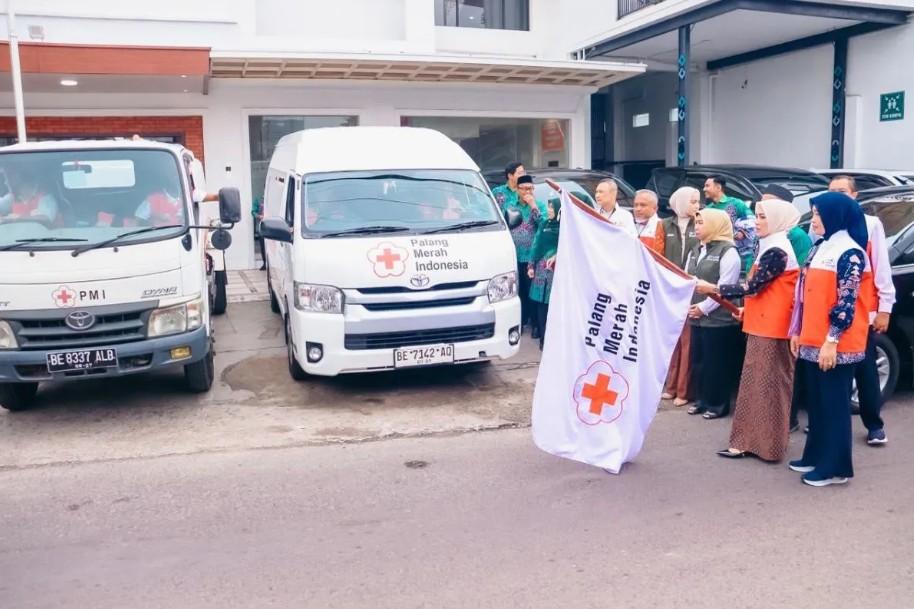 Bantuan Kemanusiaan dari PMI Lampung Dikirim ke Tiga Provinsi Terdampak Bencana di Sumatera