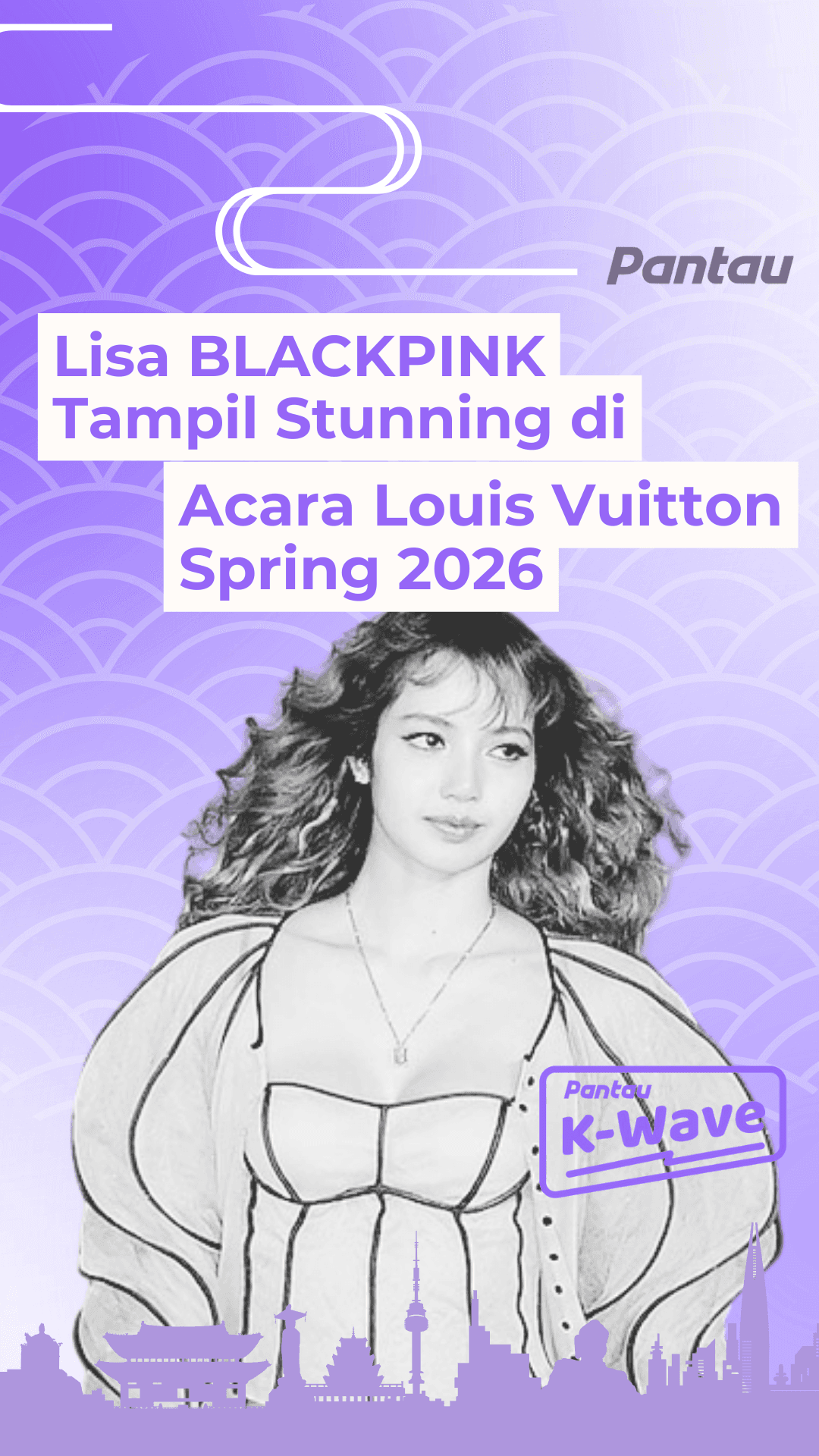 LISA BLACKPINK STUNNING DI ACARA LOUIS VUITTON