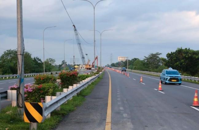 Tol Medan–Kualanamu–Tebing Tinggi Kembali Dibuka dengan Skema Contraflow, Jasa Marga Imbau Pengguna Waspada