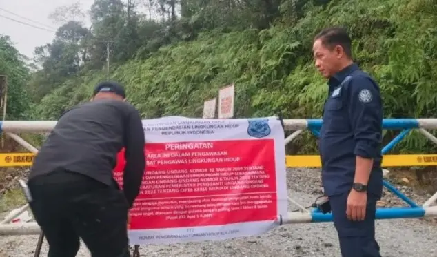 Menteri LH Hentikan Sementara Operasional Perusahaan di Hulu DAS Batang Toru untuk Audit Lingkungan