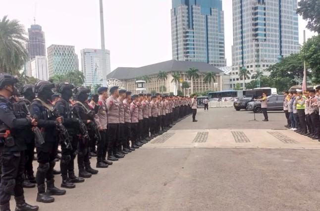 Unjuk Rasa Apdesi di Monas, Polisi Kerahkan 1.825 Personel untuk Pengamanan