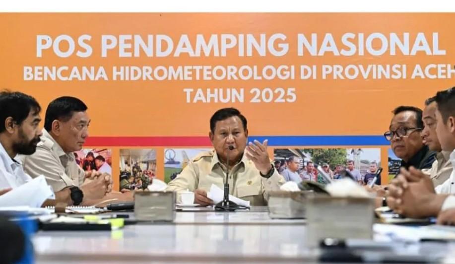 Prabowo Perintahkan Pencabutan Sementara HGU untuk Percepat Pembangunan Hunian Sementara Korban Banjir